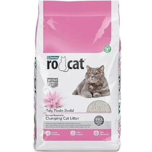 ROCAT KEDİ KUMU PUDRA KOKULU 10 LT